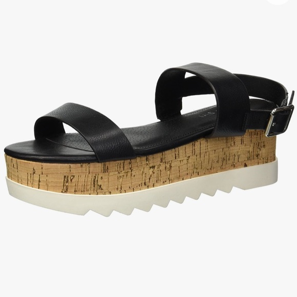 Platform sandals shoes slip fashion heels peep open toe - Picture 12 of 16